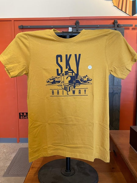 Sky Railway Logo Tee - Mustard