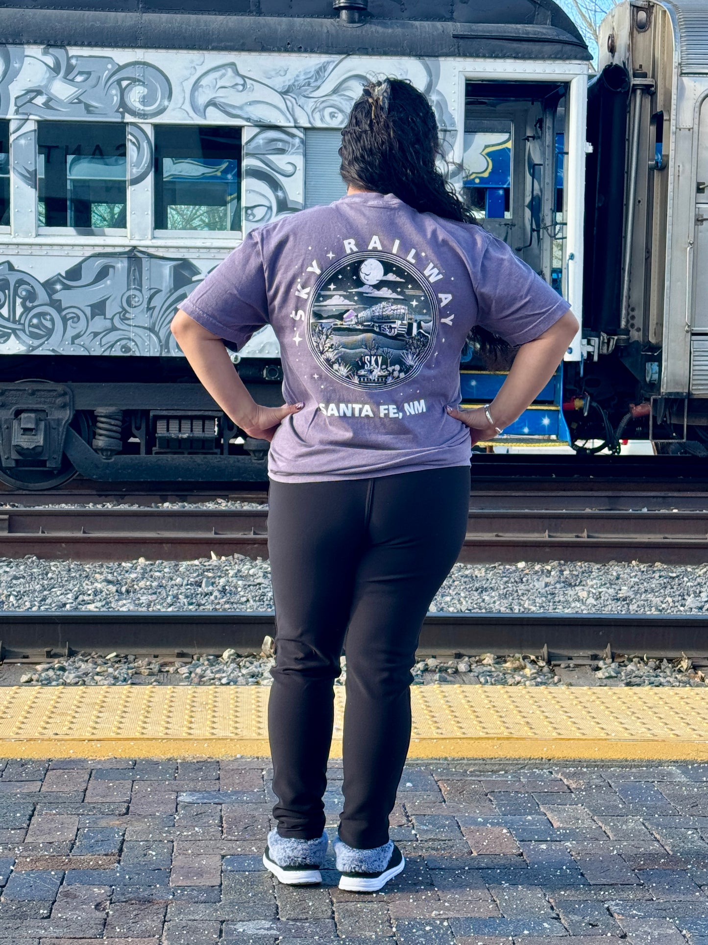 Sky Railway Adventure Shirt- Wine