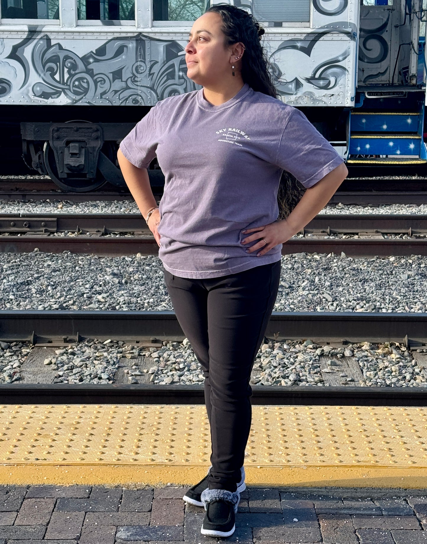 Sky Railway Adventure Shirt- Wine